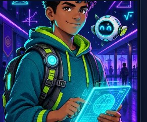 Imagen ilustrativa de Diego, estudiante de MatherIAs World